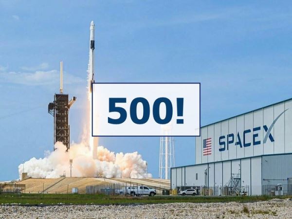 SpaceX Илона Маска запустила в космос 500-ю ракету Falcon 9 и поставила новый рекорд!