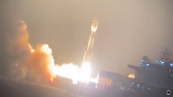 Очередной старт с китайского морского космодрома